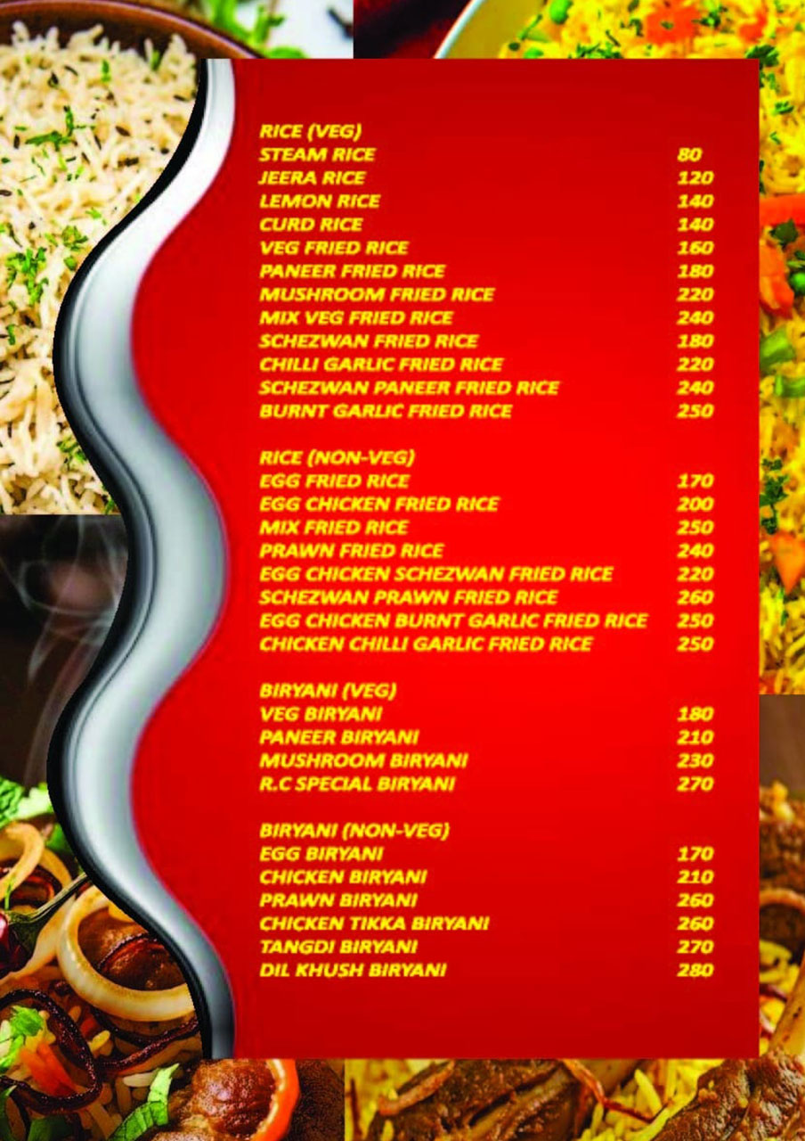 Menu Page 6
